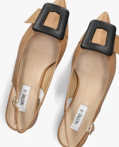 NOTRE-V slingbacks 3341 camel New