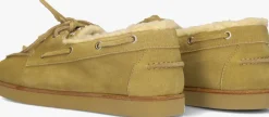 POSA loafers deck loafer shearling camel New