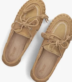 POSA mocassins boat loafer fringe camel Online