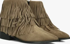 TORAL enkellaarsjes adele fringes camel Discount