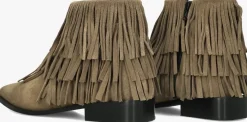 TORAL enkellaarsjes adele fringes camel Discount
