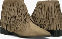TORAL enkellaarsjes adele fringes camel Discount