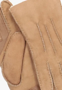 UGG handschoenen contrast sheepskin tech glove camel Discount