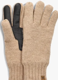 UGG handschoenen knit beanie and glove set camel Sale