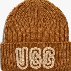 UGG muts u chunky crafted rib beanie camel Online