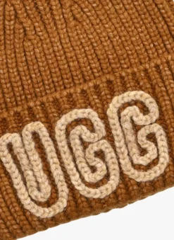 UGG muts u chunky crafted rib beanie camel Online