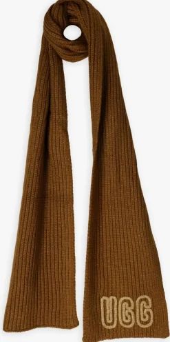UGG sjaal u chunky crafted rib scarf camel Sale