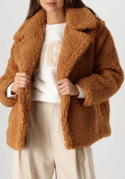 UGG teddy jas gertrude short teddy coat camel Discount