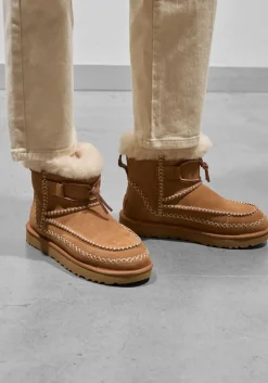 UGG vachtlaarzen classic mini alpine camel Clearance