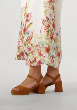 UNISA sandalen met hak ney camel Best