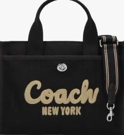COACH cargo tote zwart Discount