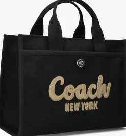 COACH cargo tote zwart Discount