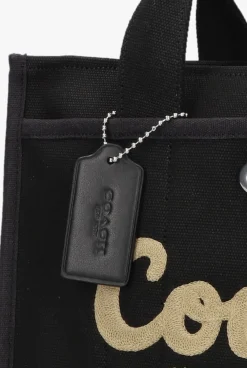 COACH cargo tote zwart Discount