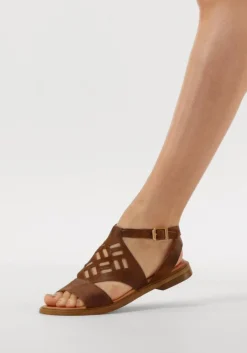 AYANA platte sandalen m05088 cognac Online