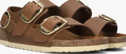 BIRKENSTOCK sandalen milano big buckle cognac Discount