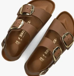 BIRKENSTOCK sandalen milano big buckle cognac Discount