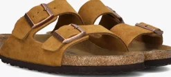 BIRKENSTOCK slippers arizona sue cognac Clearance