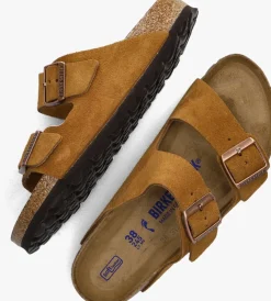 BIRKENSTOCK slippers arizona sue cognac Clearance