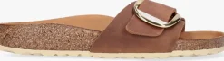 BIRKENSTOCK slippers madrid big buckle dames cognac Outlet
