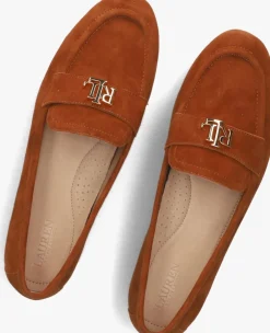 LAUREN RALPH LAUREN loafers averi iii flats loafer cognac Best