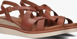 LINA LOCCHI sandalen met hak 5547 cognac Online