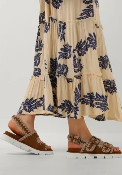 MOU platte sandalen new bio 02 cognac Hot