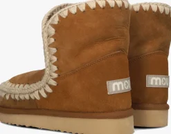 MOU vachtlaarzen eskimo 18 glitter logo cognac Outlet