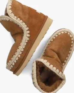MOU vachtlaarzen eskimo 18 glitter logo cognac Outlet
