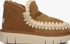 MOU vachtlaarzen eskimo bounce sneaker cognac Clearance