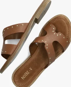 NOTRE-V slippers 22743 cognac Online
