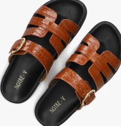 NOTRE-V slippers 227105 cognac Online
