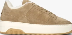 NUBIKK lage sneakers basket teddy cognac Best