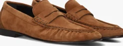 POSA loafers penny suede cognac Outlet