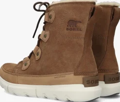 SOREL vachtlaarzen explorer ii joan faux fur wp cognac Discount