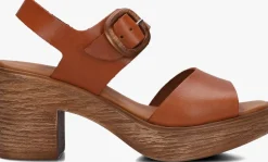 STEFANO LAURAN sandalen met hak 930 cognac Hot