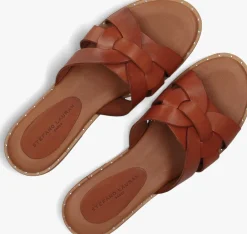 STEFANO LAURAN slippers 790 cognac New