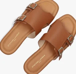 STEFANO LAURAN slippers 24004 cognac Sale