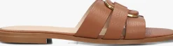 STEFANO LAURAN slippers 24152 cognac Hot
