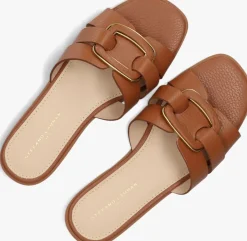 STEFANO LAURAN slippers 24152 cognac Hot