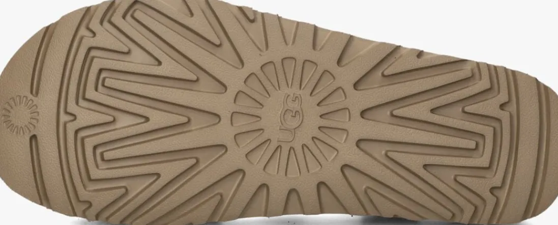 UGG platte sandalen w goldenstar villa cognac Sale