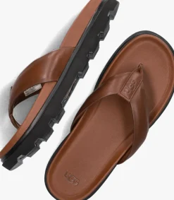 UGG slippers capitola flip cognac