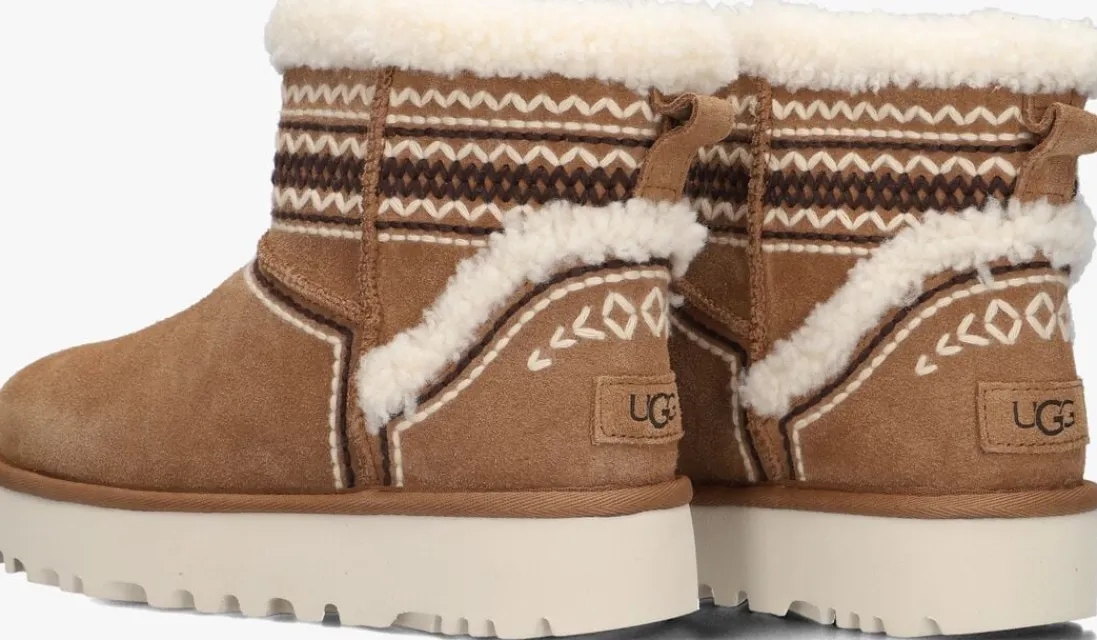 UGG vachtlaarzen classic mini atherson cognac Sale
