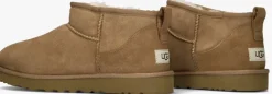 UGG vachtlaarzen m classic ultra mini cognac New