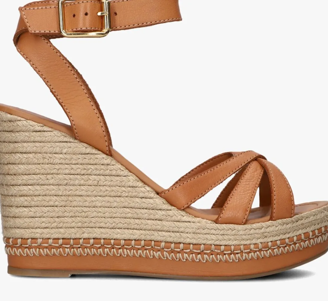 UNISA sandalen met hak munjal cognac Best