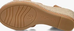 UNISA sandalen met hak munjal cognac Best
