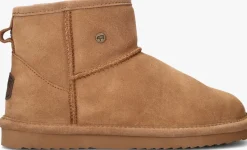 WARMBAT vachtlaarzen wallaby cognac