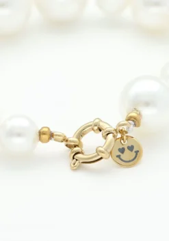 BONNIE STUDIOS armbanden fred chuncky bracelet creme New