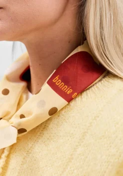 BONNIE STUDIOS sjaal polka dot scarf creme Best