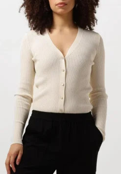 BRUUNS BAZAAR vest gallberry carica knit cardigan creme Hot