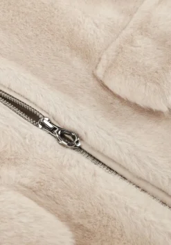 DANTE6 faux fur jas entity faux fur bomber jacket creme